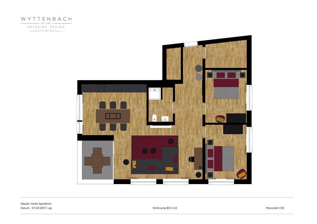 Apartment Spedition Тун Екстериор снимка